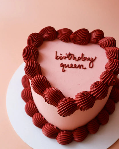 Vintage Heart: Contrast Piping