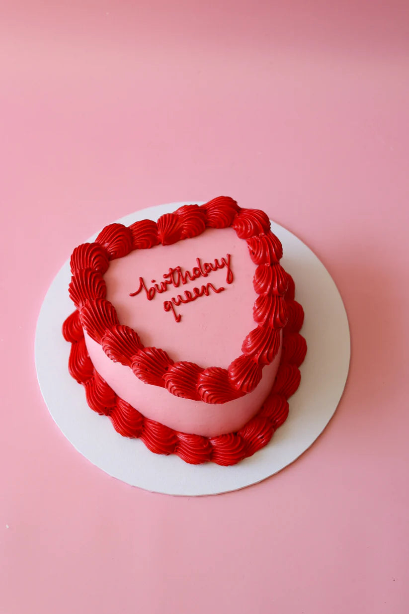 Vintage Heart: Contrast Piping