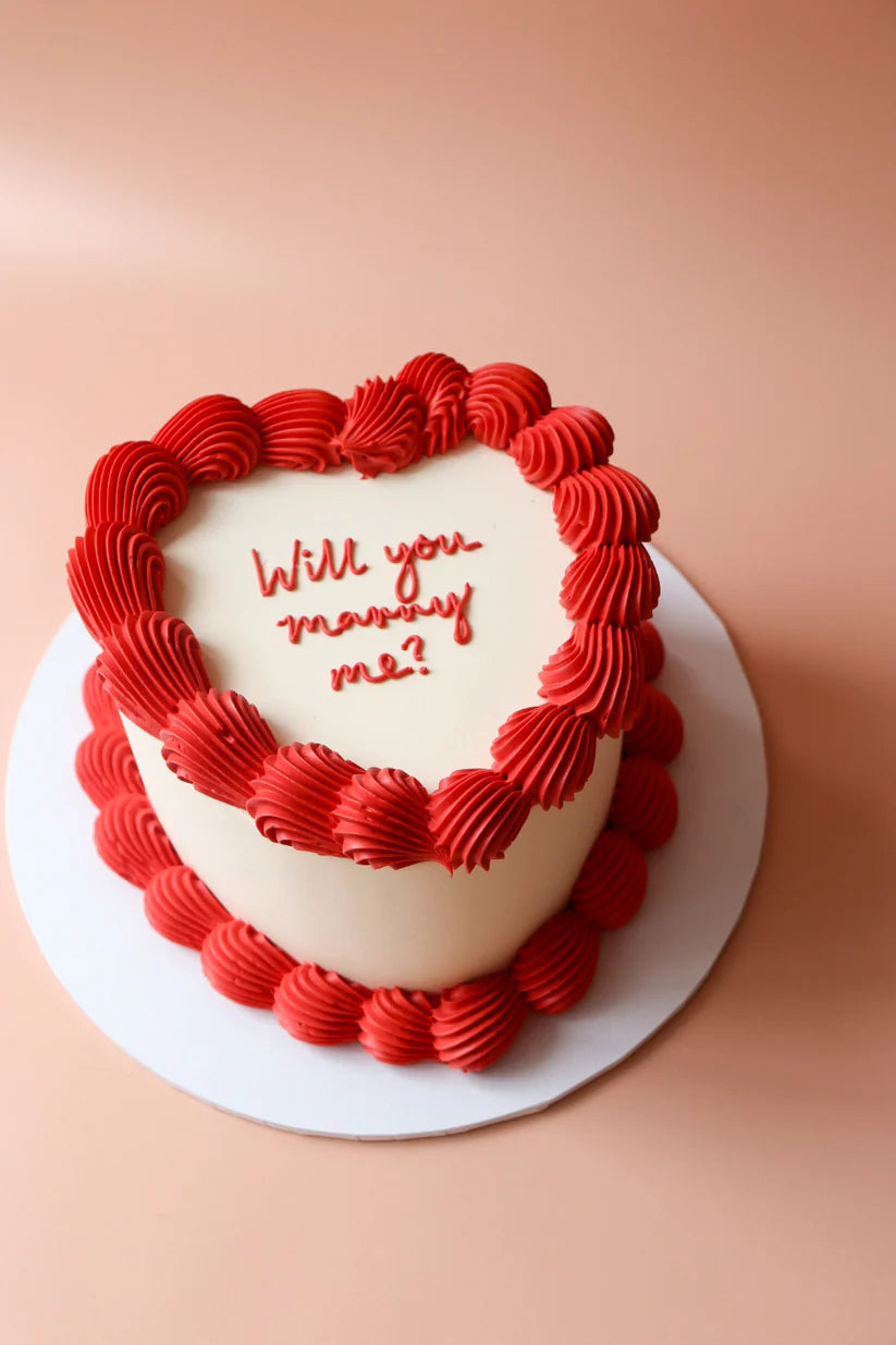 Vintage Heart: Contrast Piping