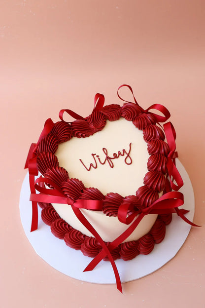 Vintage Heart: Contrast Piping