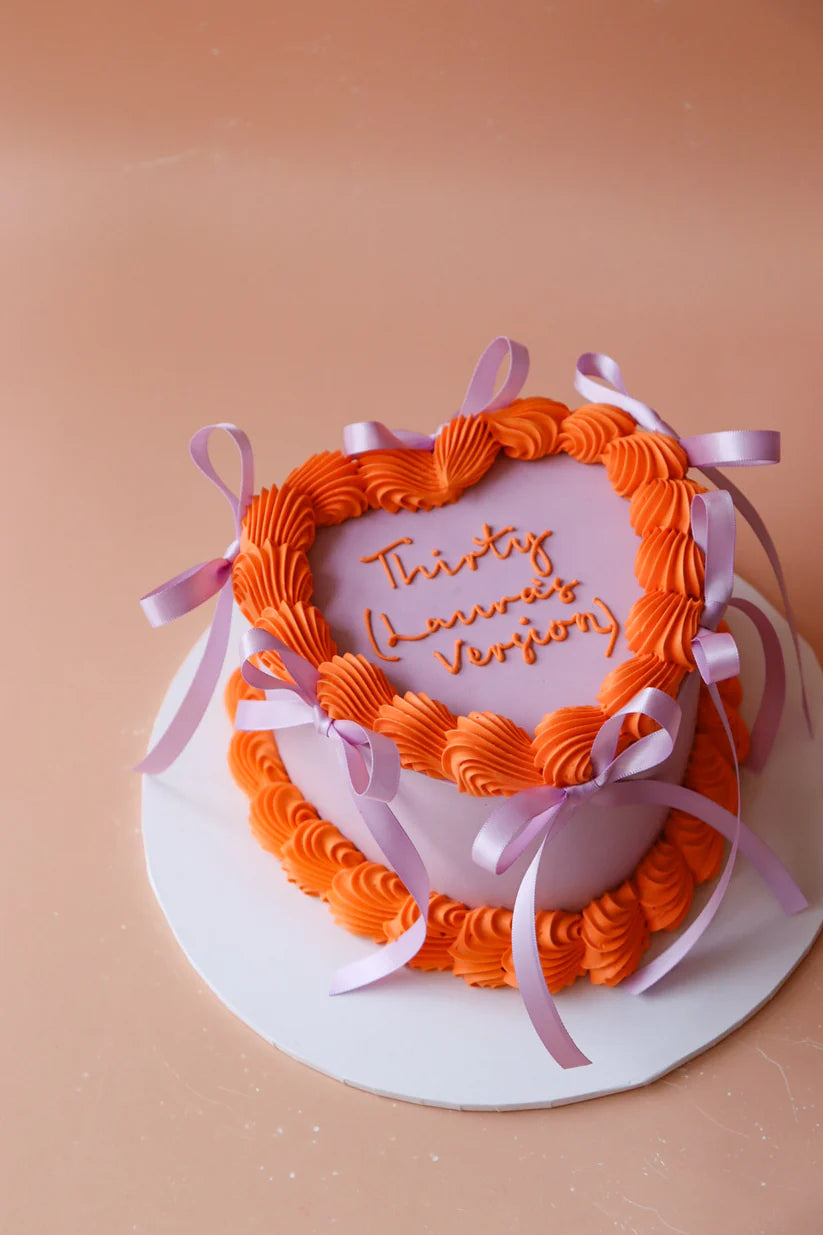 Vintage Heart: Contrast Piping