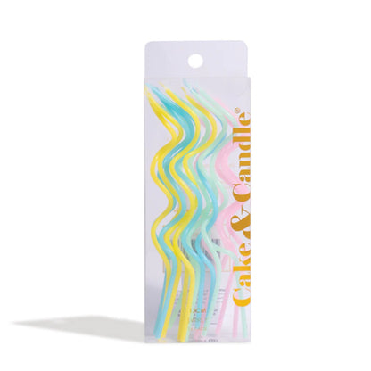 Swirly Cake Candles | Rainbow